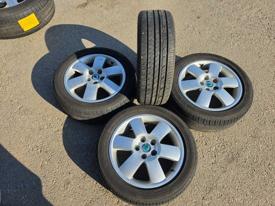 4 бр. Гуми 195/50 R15 с алуминиеви джанти 5x100 VW Audi Seat Skoda