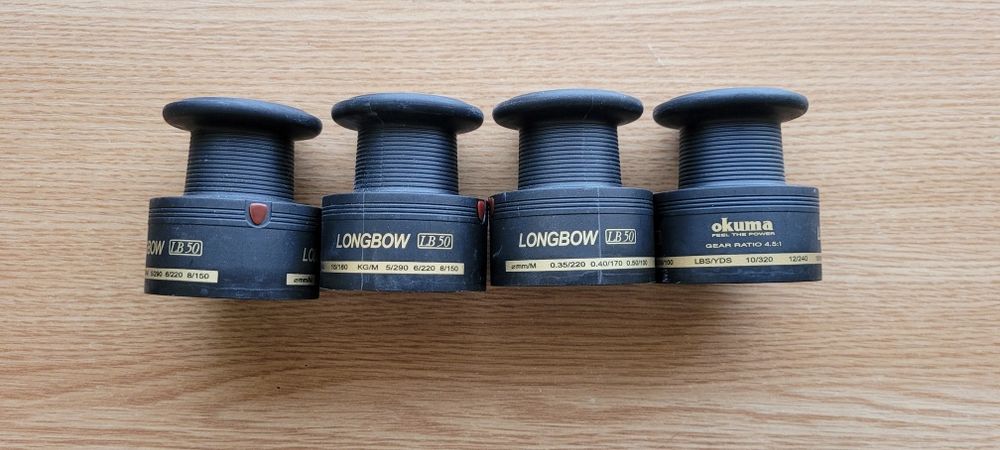 Tamburi 4buc Okuma Axeon 180 lei 4buc Longbow 160lei grafit