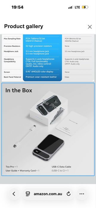 ЦАП-усилитель Khadas Tea Pro