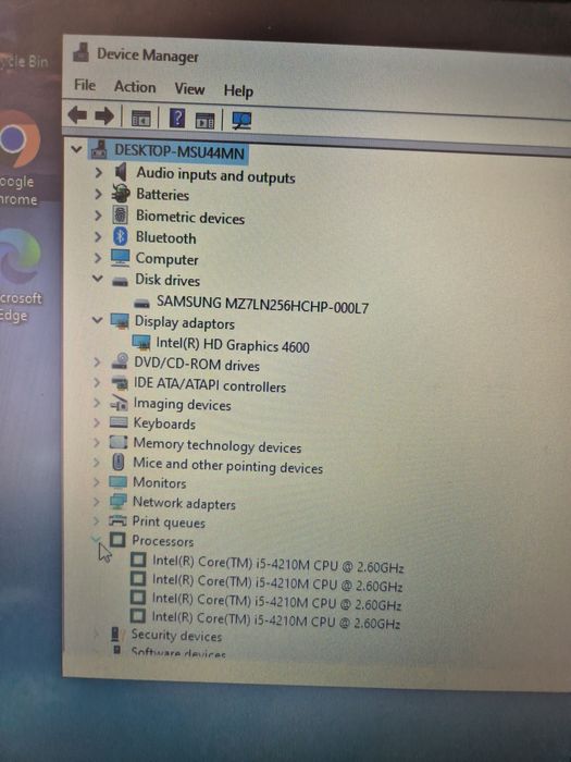 Laptop Lenovo i5 ssd Samsung 256gb