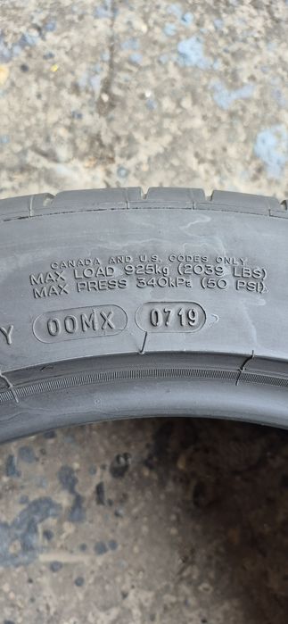 4 anvelope vara Michelin,fata 245/45/19,spate 275/40/19.Pretul este pe bucata.
