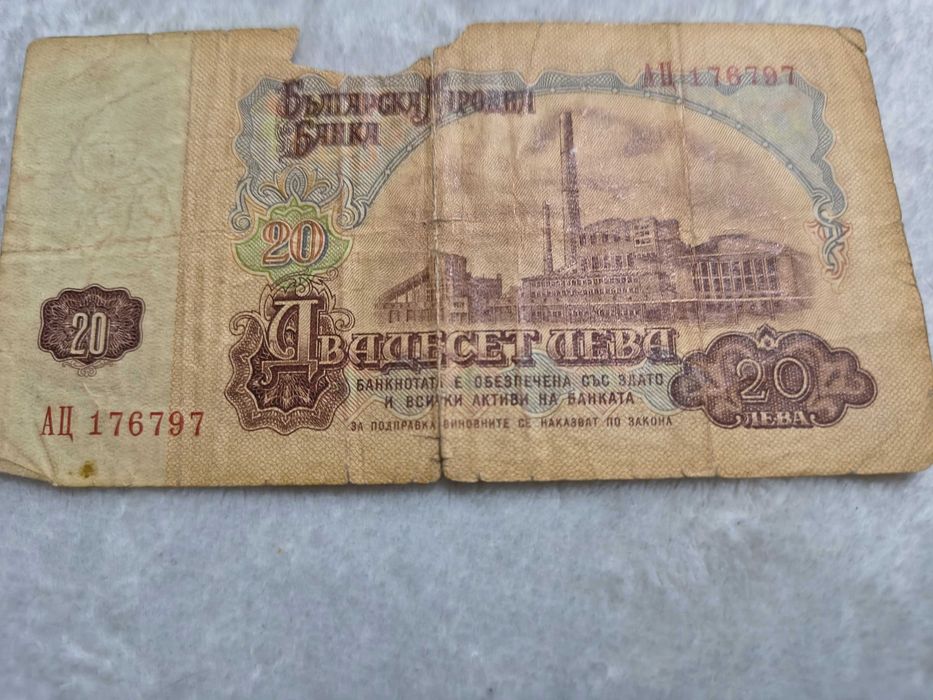 Bagnota 20 leva din 1920