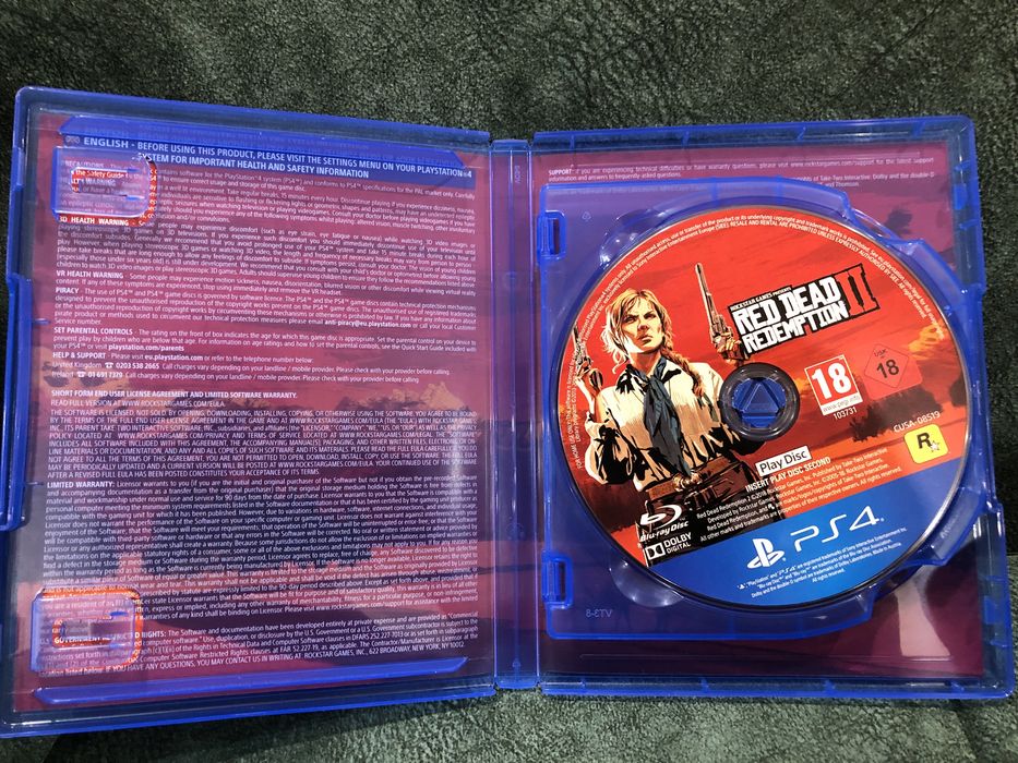 Red Dead Redemption 2 диск