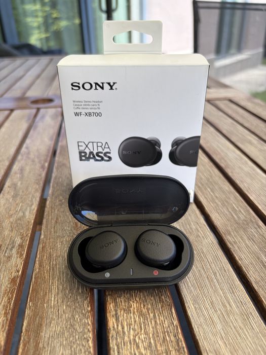 Sony WF-XB700 – безжични слушалки с EXTRA BASS, като нови