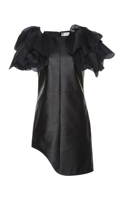 Кожена рокля Lanvin размер 36