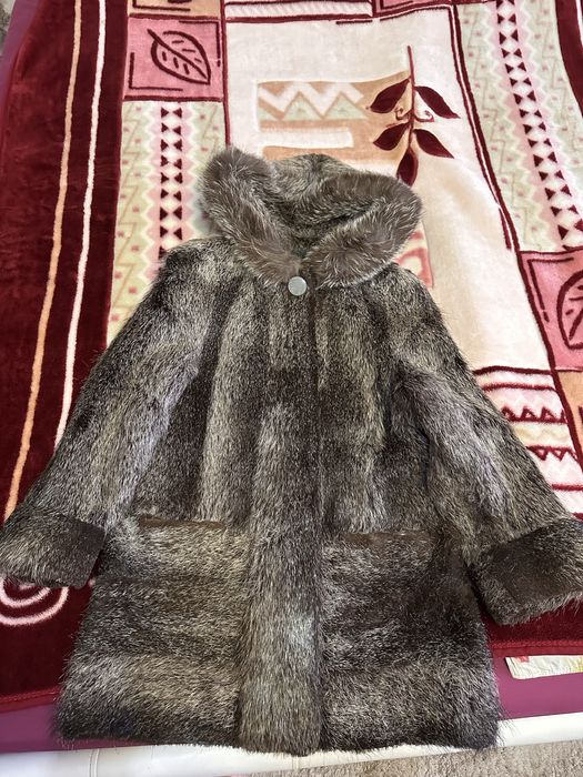 Шуба натуральная, нутрия