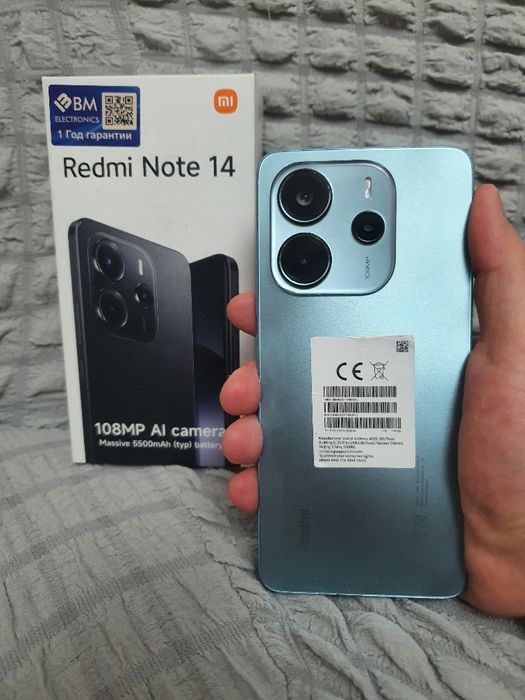 Srochna sotiladi Xiaomi Redmi Note 14 8+8/128Gb Original yengi madel