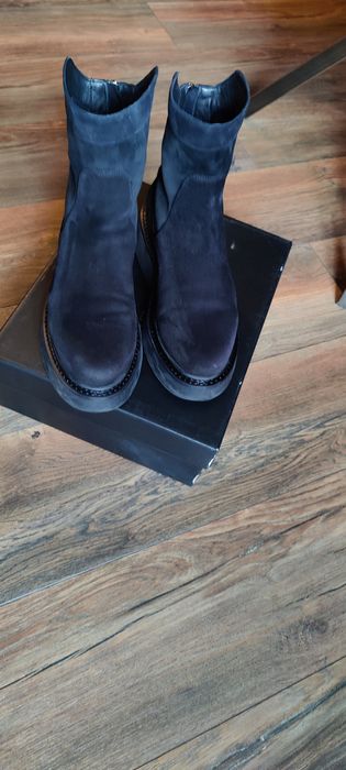 Ghete dama piele naturala Anna Cori,mărime 38 EU