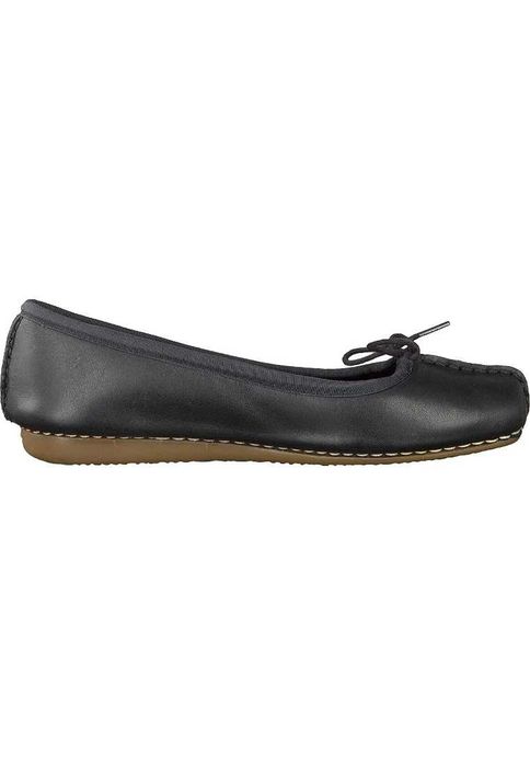 Balerini dama Clarks Unstructured negrii, noi, marimea 38.5, piele