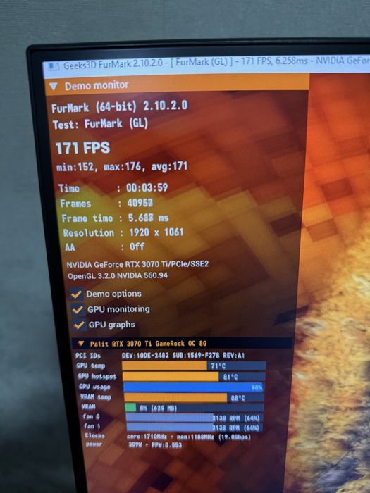 Видеокарта | 3070 Ti