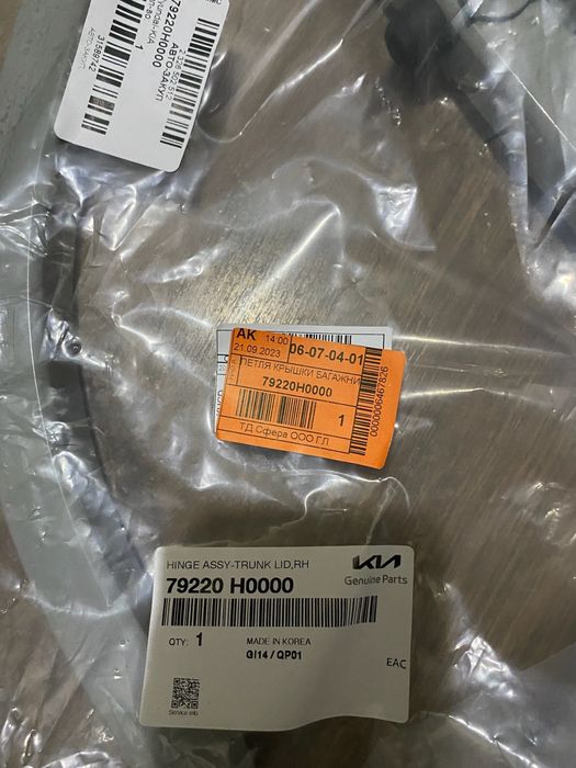 Продам петли для багажника