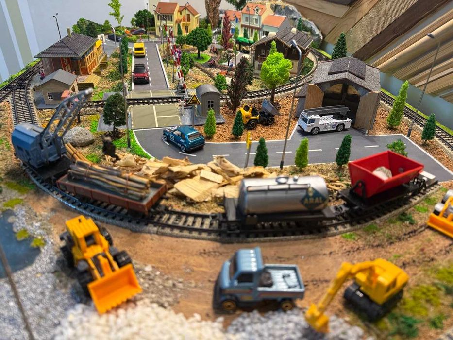 ел влакче мерклин ho диорама  макет