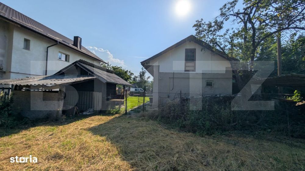 Casa individuala, 75 mp, teren 2180 mp, 2 fronturi stradale, zona Puci