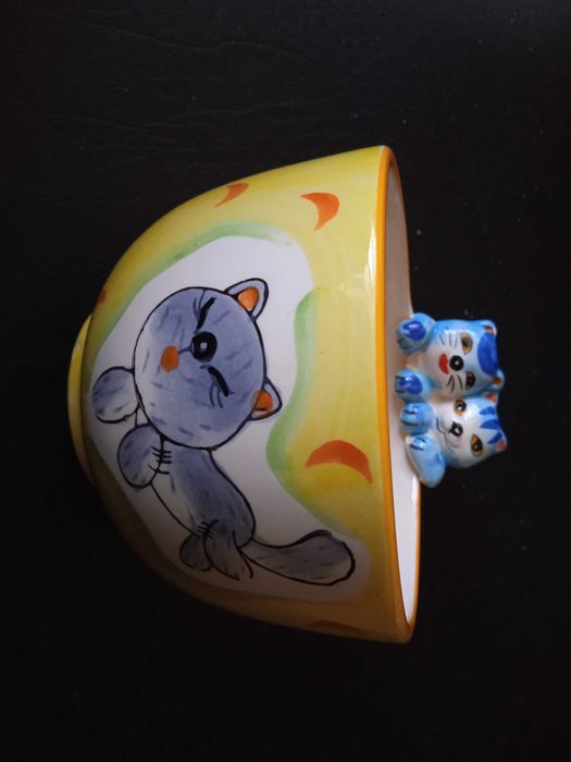 Порцеланова купа за хранене "Котенца"
.