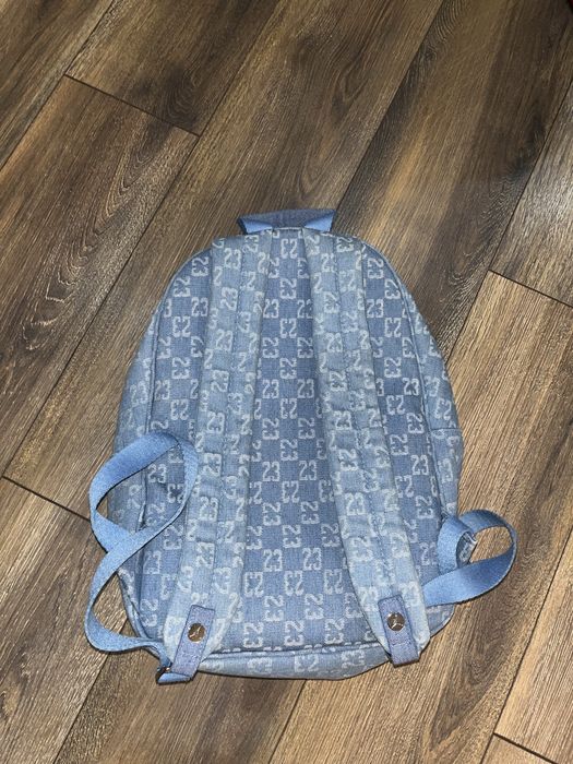Nike Air Jordan Blue Logo Monogram Backpack