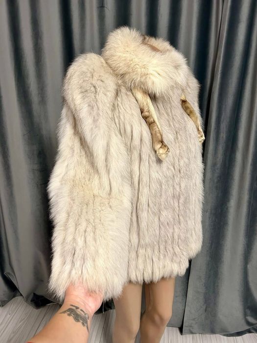 Blană naturală vulpe polară