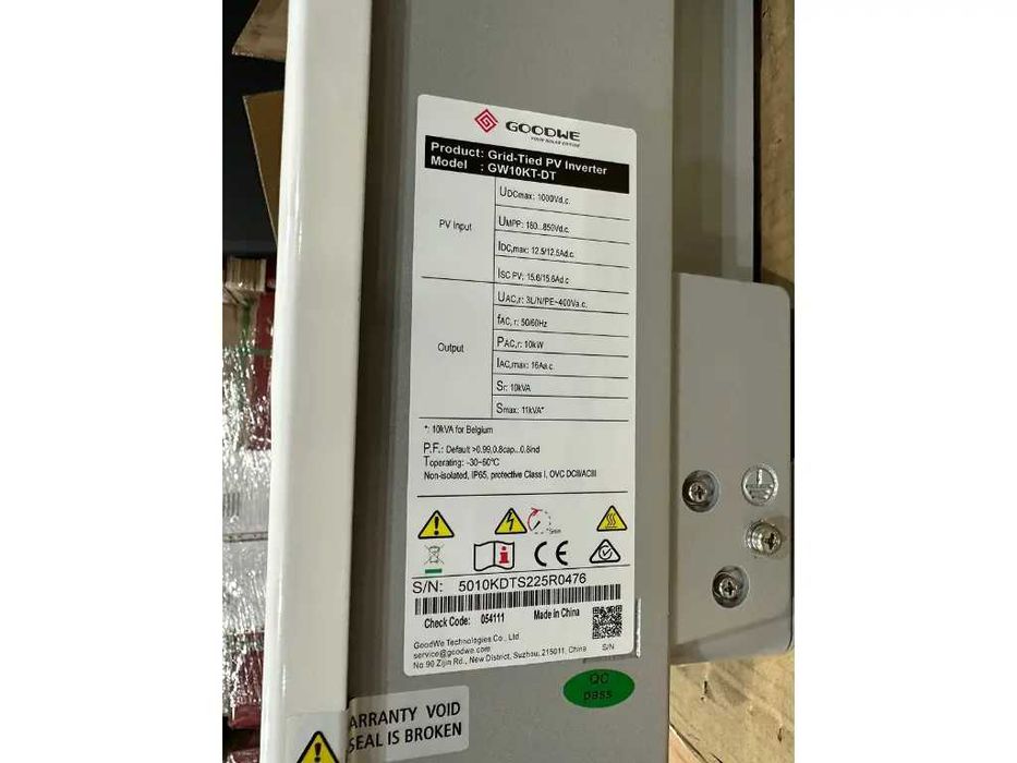 Мрежов инвертор GoodWe GW10KT-DT, трифазен 10kW, НОВ
