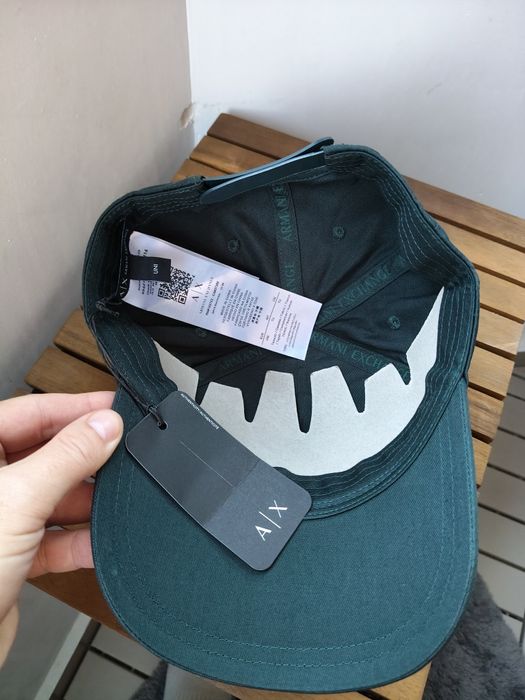 Armani Exchange șapcă unisex verde închis mărime OS noua originala
