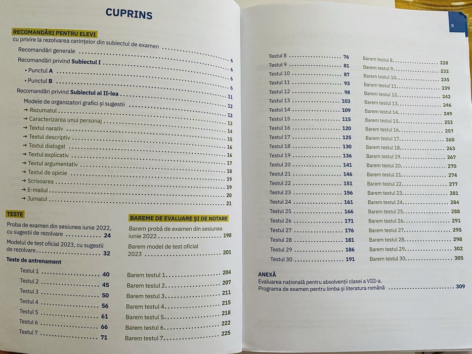 Florentina Samihaian- teste evaluare nationala 2025- lb. romana