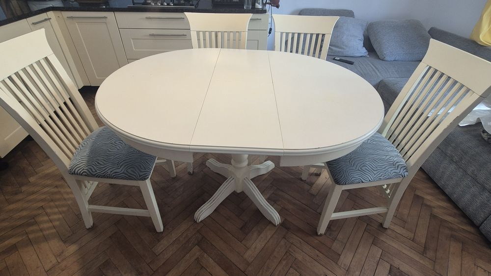 Masă rotundă 110 cm extensibilă