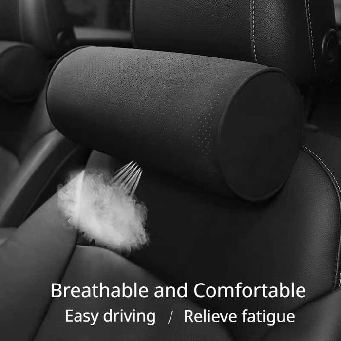 Луксозна Ергономична Възглавница Алкантара за кола