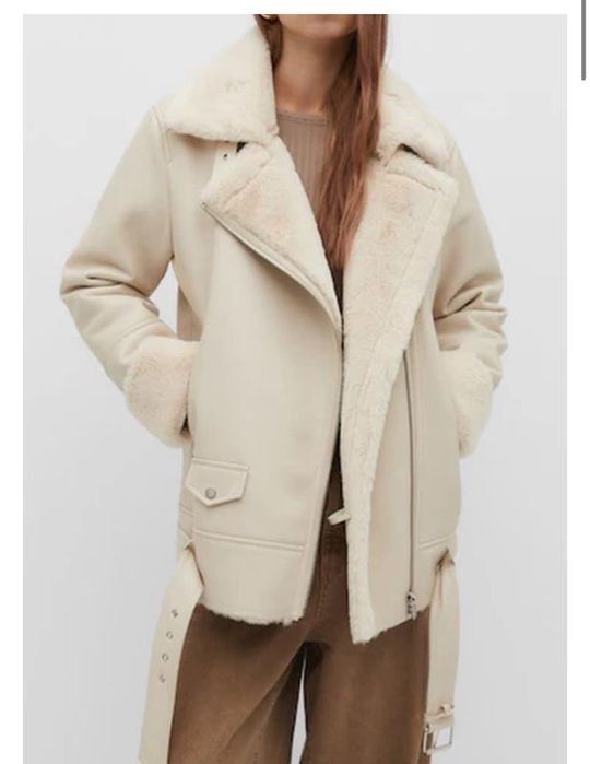 Дубленка stradivarius