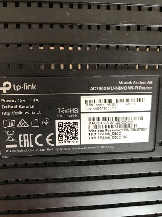Router tp-link Archer A8