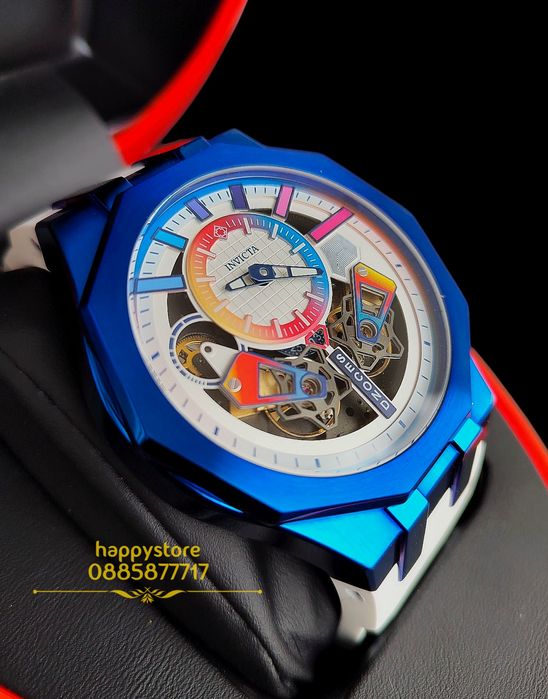 часовник INVICTA Specialty automatic White and Blue 52 mm, Инвикта нов