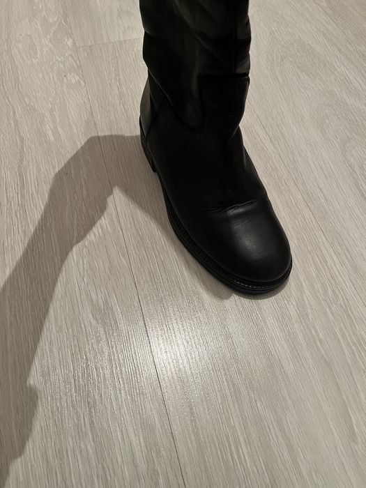 Сапоги кожанные евро зима