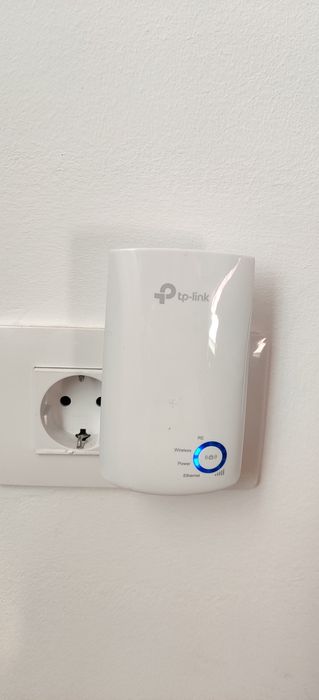 Wireless Range Extender TP-LINK TL-WA850RE, 300 Mbps, alb