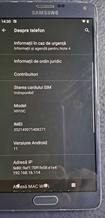 Samsung Galaxy Note 4, 32GB, 4G, Black