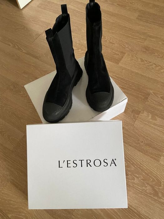 Сапоги Италия кожа