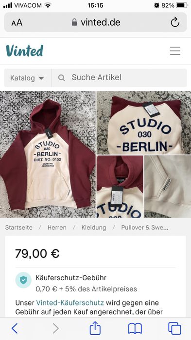 WRSTBHVR District Hoodie ruby wine