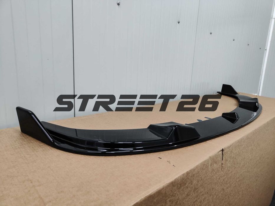 Prelungire Lip Bara Fata BMW Seria 5 E60 E61 (2003-2010) Negru Lucios