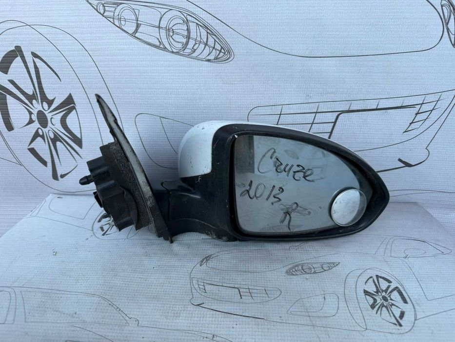 Oglindă Retrovizoare Dreapta Electrică 5 Pini Chevrolet Cruze 95063313 / [2009-2016] / (5C3)