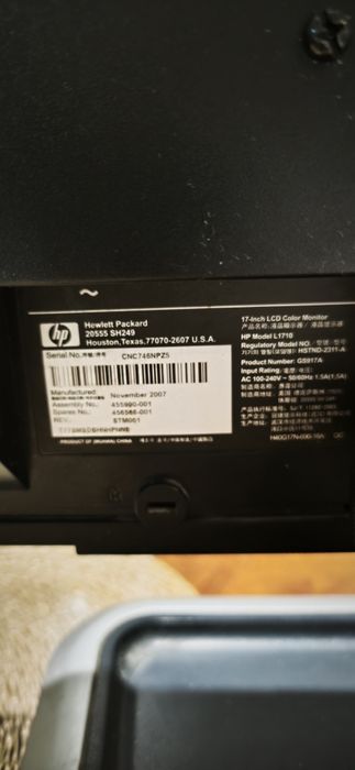 Монитор hp без битых пикселей