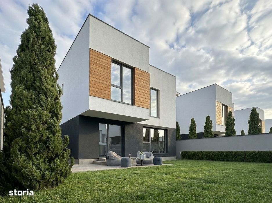 Ansamblu privat de case individuale, 5 camere, Toate utilitatile