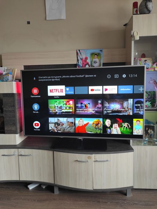 Смарт Телевизор PHILIPS 55 инча Android Ultra HD 4K Ambilight