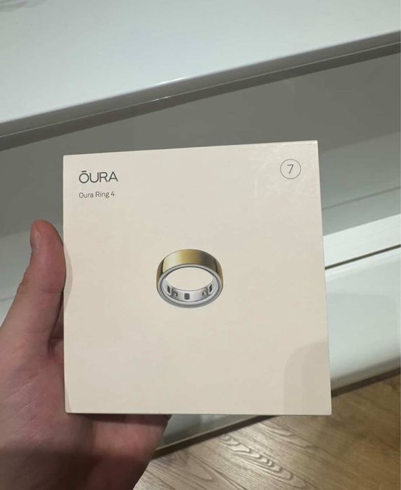 Oura Ring 4, Gold, размер 7