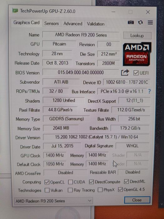 Placa video AMD Radeon R9 200 Series Tatarani • OLX.ro