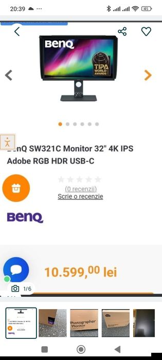 Monitor Benq SW321C
