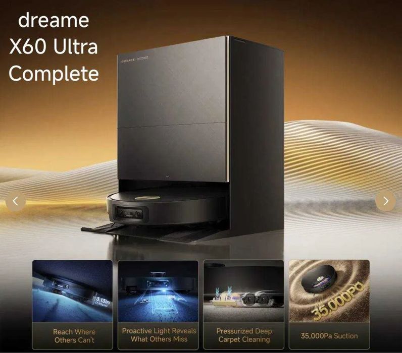 С гарантией..!  Dreame X60 Ultra Complete