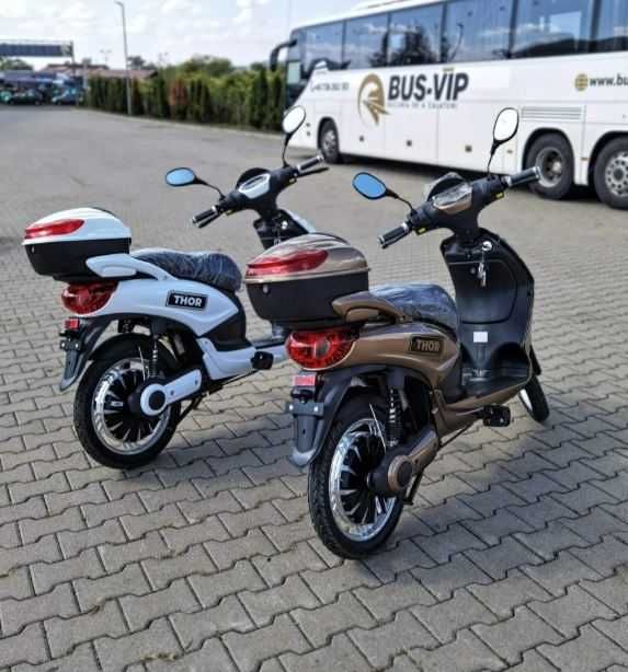 Scuter Thor Daily electric rosu negru alb noi Agramix