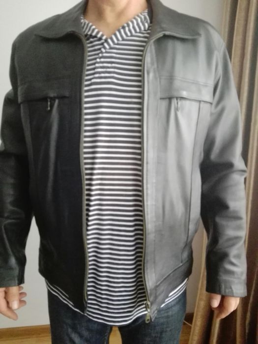Geaca piele - noua, nepurtata, primavara-toamna mărime M