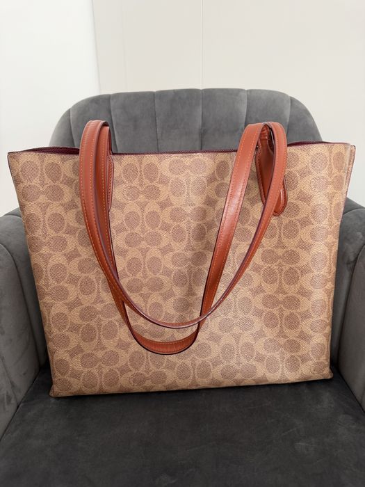 Geanta tote piele Coach