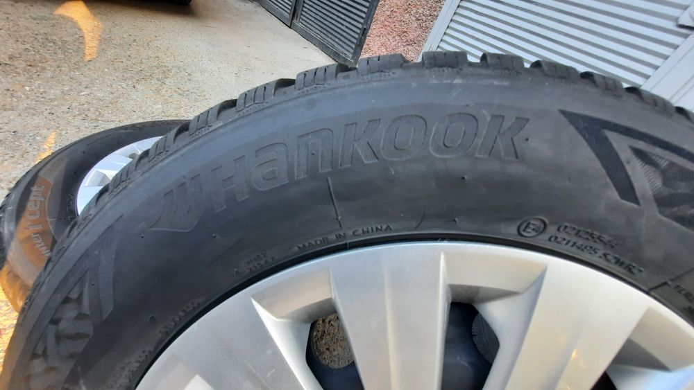 Железни джанти 5х112-15 за  VW със зимни гуми