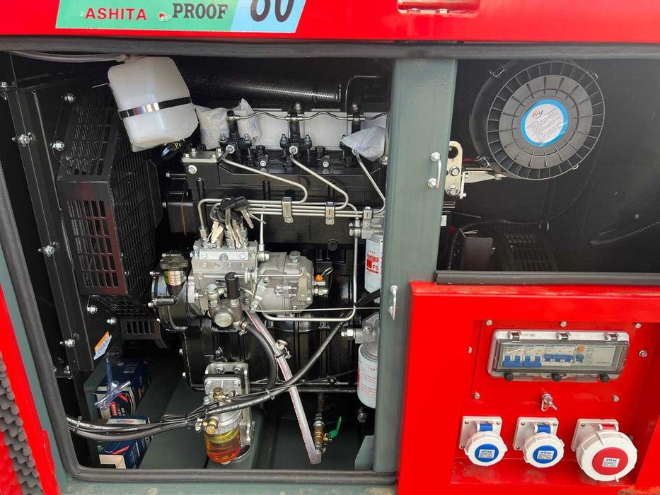 Дизелов генератор Ashita – 80 kVA, безшумен (Нов 2025)