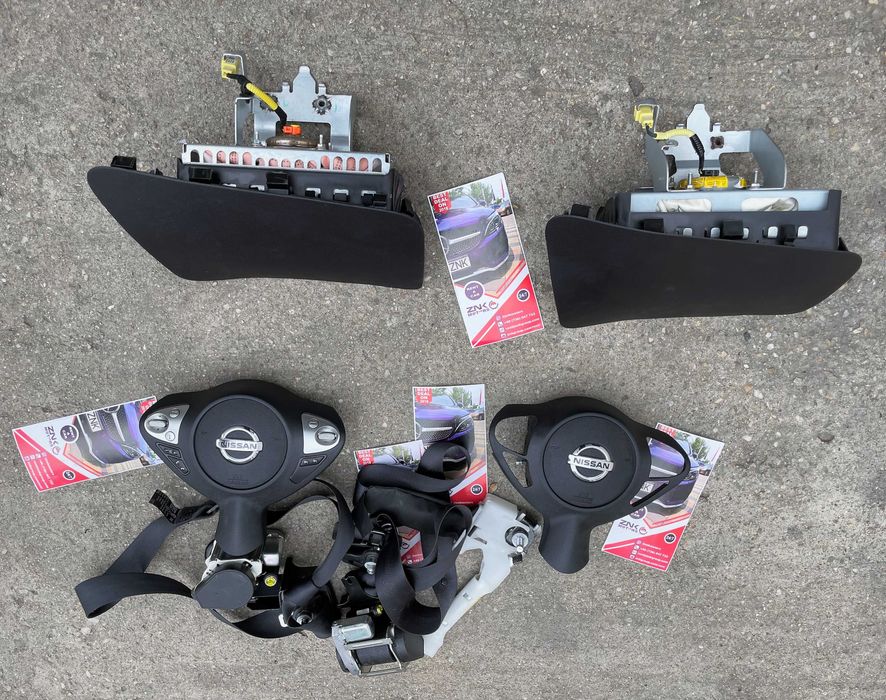 Nissan Juke - airbag volan / airbag pasager / set centuri de siguranta