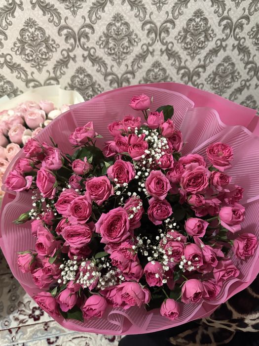 Букет свежиийй роза