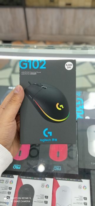 Logitech G102 игровая мышь с RGB подсветкой.